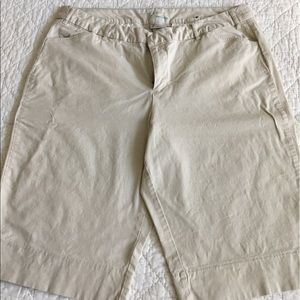 Light Khaki Bermuda Shorts
