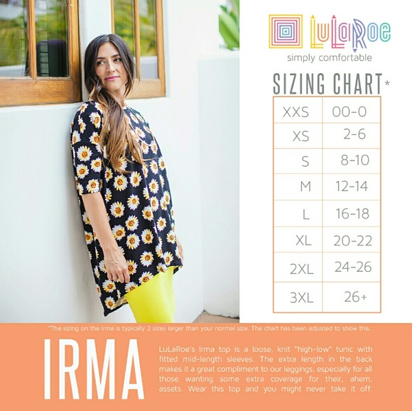 XXS Lularoe Irma - Picture 4 of 4
