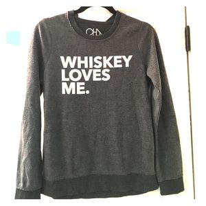 Chaser whiskey loves me sweatshirt