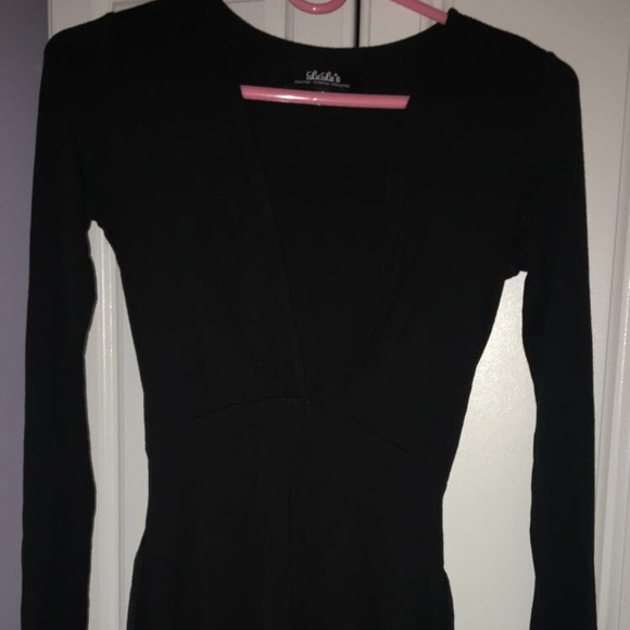 LuLus Black Mini Dress - Picture 1 of 1