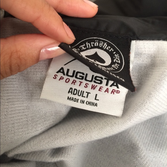 Thrasher windbreaker in black and gold - Picture 2 of 4