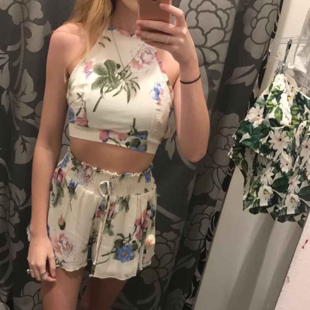 Floral two piece