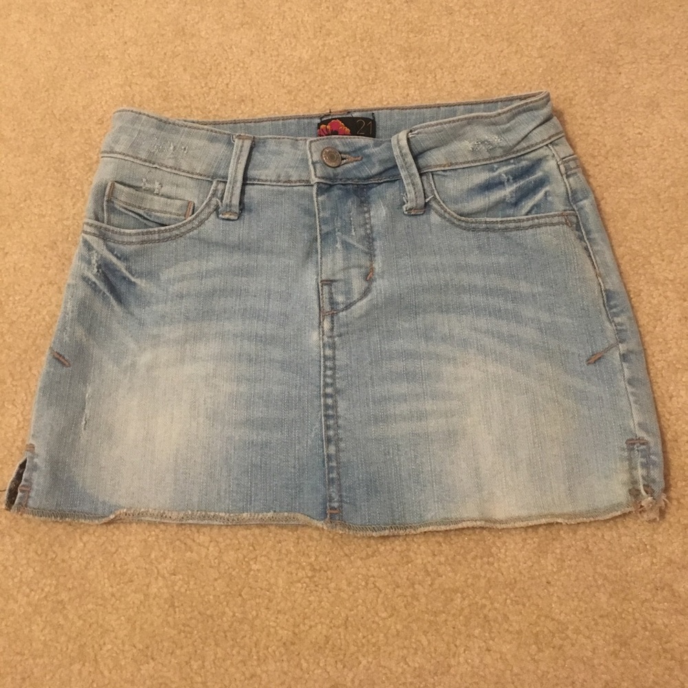 Forever 21 jean skirt!
