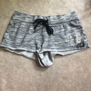 PINK Victoria Secret heathered gray soft shorts XS