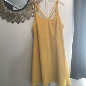 Lemon Yellow Strappy Dress