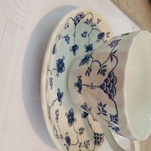 Tea cup and plate set made in England