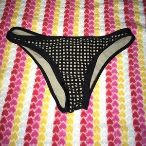 mesh style bathing suit bottoms