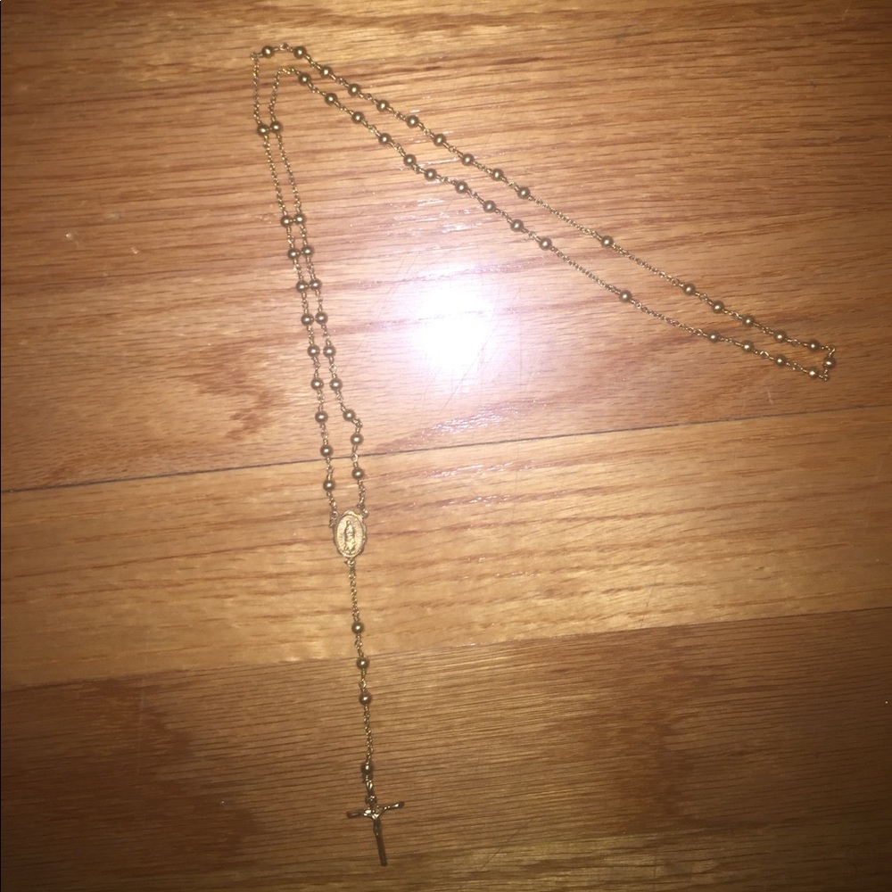 24k gold rosary