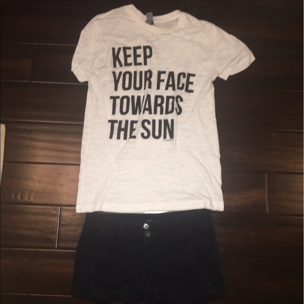 Oliver and Otis top with black express shorts