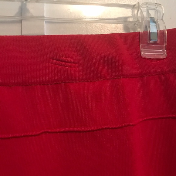 Red Mini Skirt - Picture 3 of 3