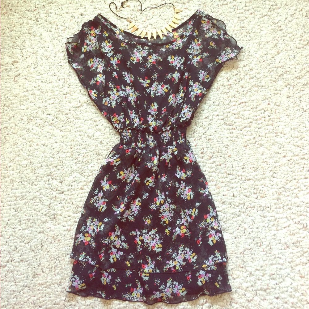 Lovely dress with flower design