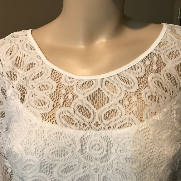 White Lace Dress - Picture 3 of 3