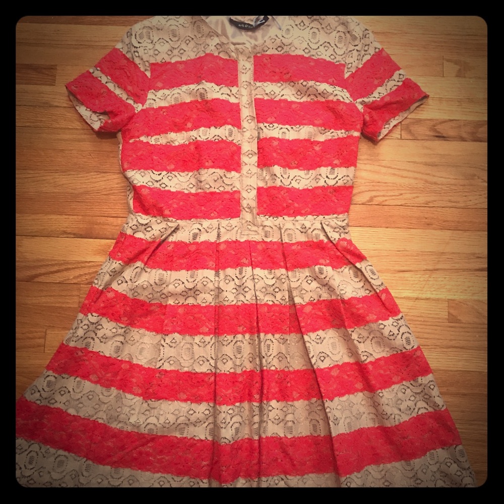 Arc & Co. Striped Button up Dress