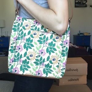 Floral over the shoulder bag by Relic NWOT!