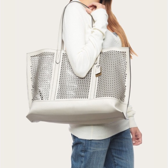 Frye Handbags - FRYE Peyton Perforated Tote NWT SOLD ON EBAY