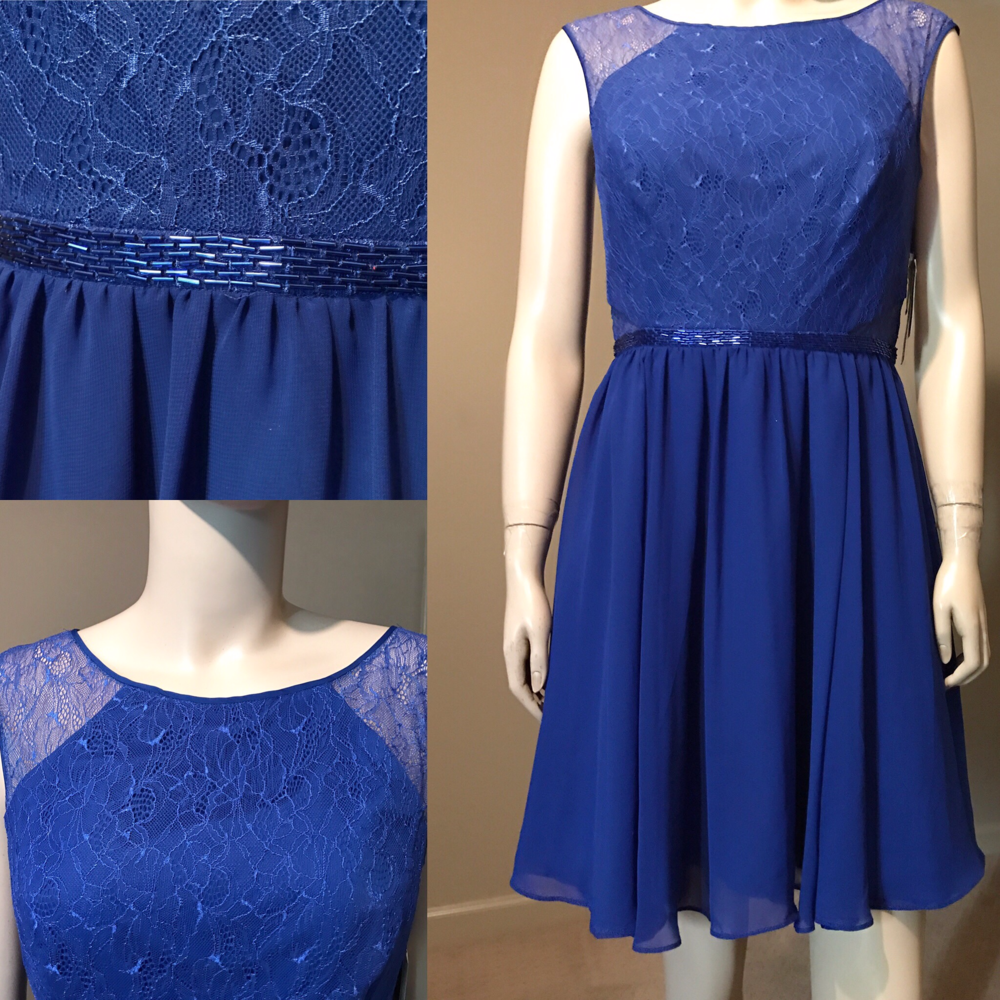 Royal Blue Cocktail/Party Dress