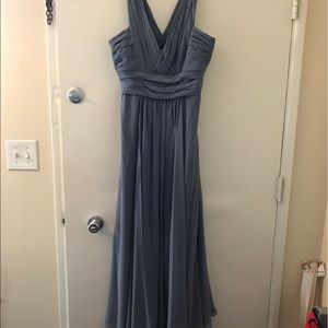 Monique Lhullier French Blue Dress