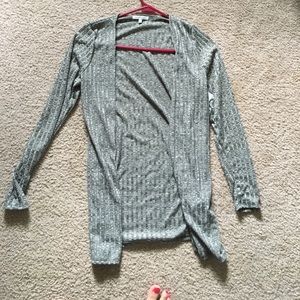 Light green cardigan