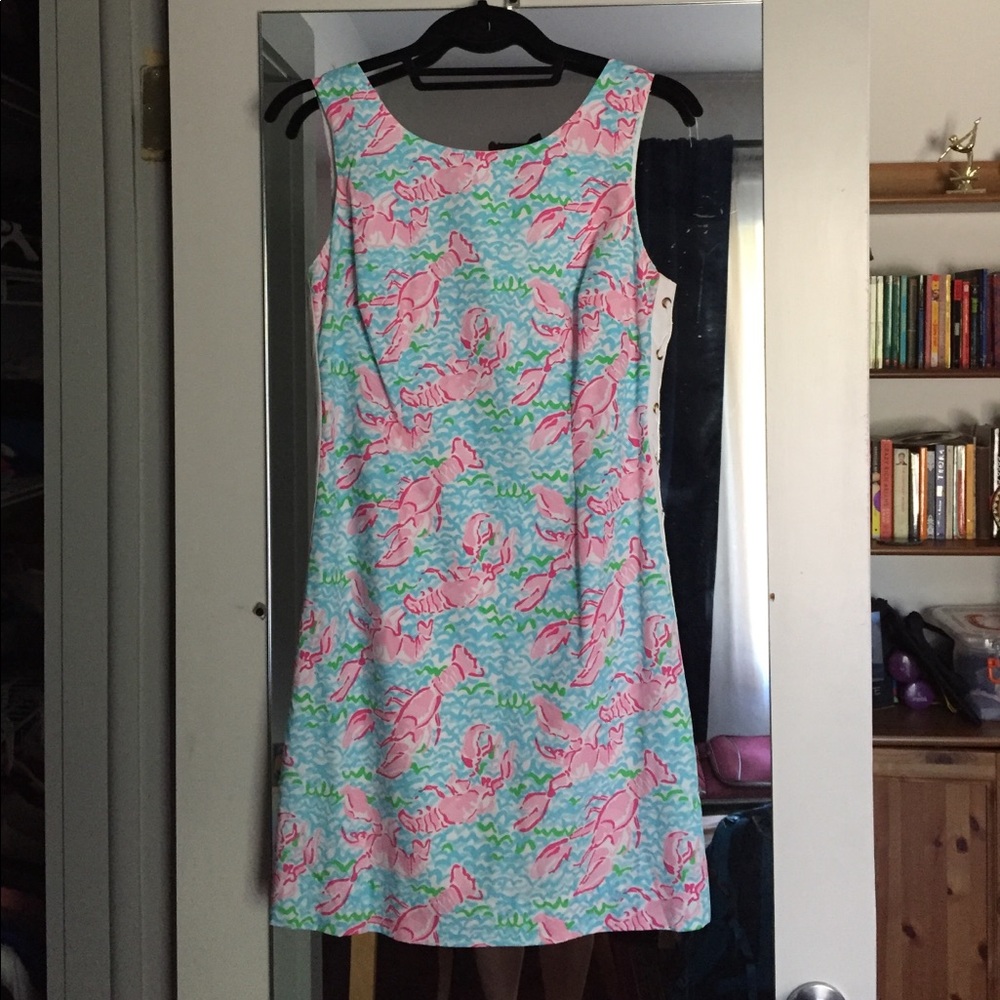 Lobstah Roll Shift Dress Lilly Pulitzer