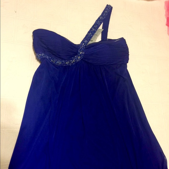 Cache electric blue dress - Picture 1 of 2