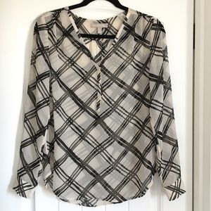 Banana Republic Sheer Blouse