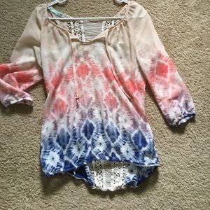 Light multi colored top