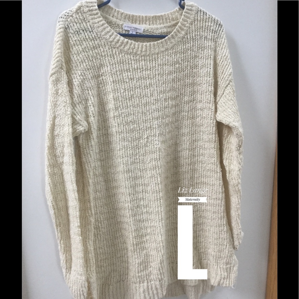 Maternity sweater large