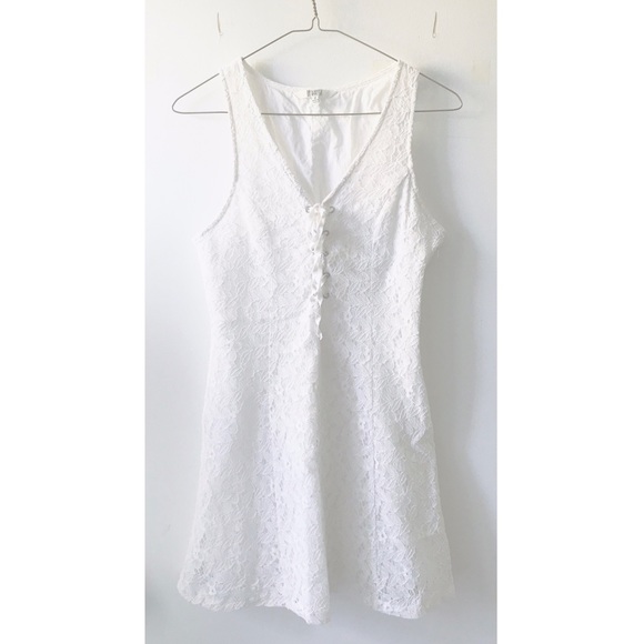 BB Dakota White Lace Dress XS/2 - Picture 2 of 5