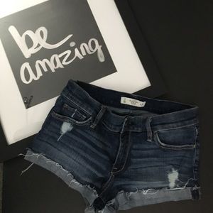 Abercrombie & Fitch Distressed Denim Shorts