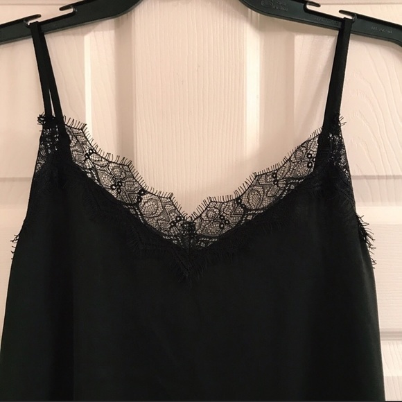 Tops - Black lace tank