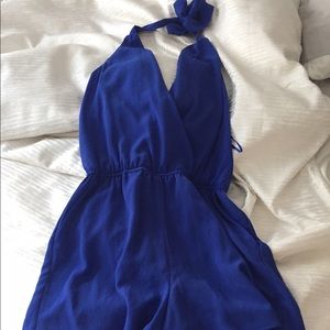 Royal blue romper from Dynamite. New with tags
