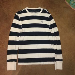 mens striped american eagle t shirt