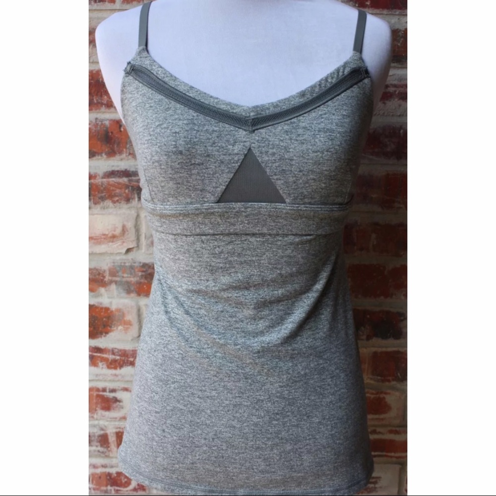 Lululemon Just Breathe Tank Top Grey Yoga Gray 6 - Picture 3 of 7