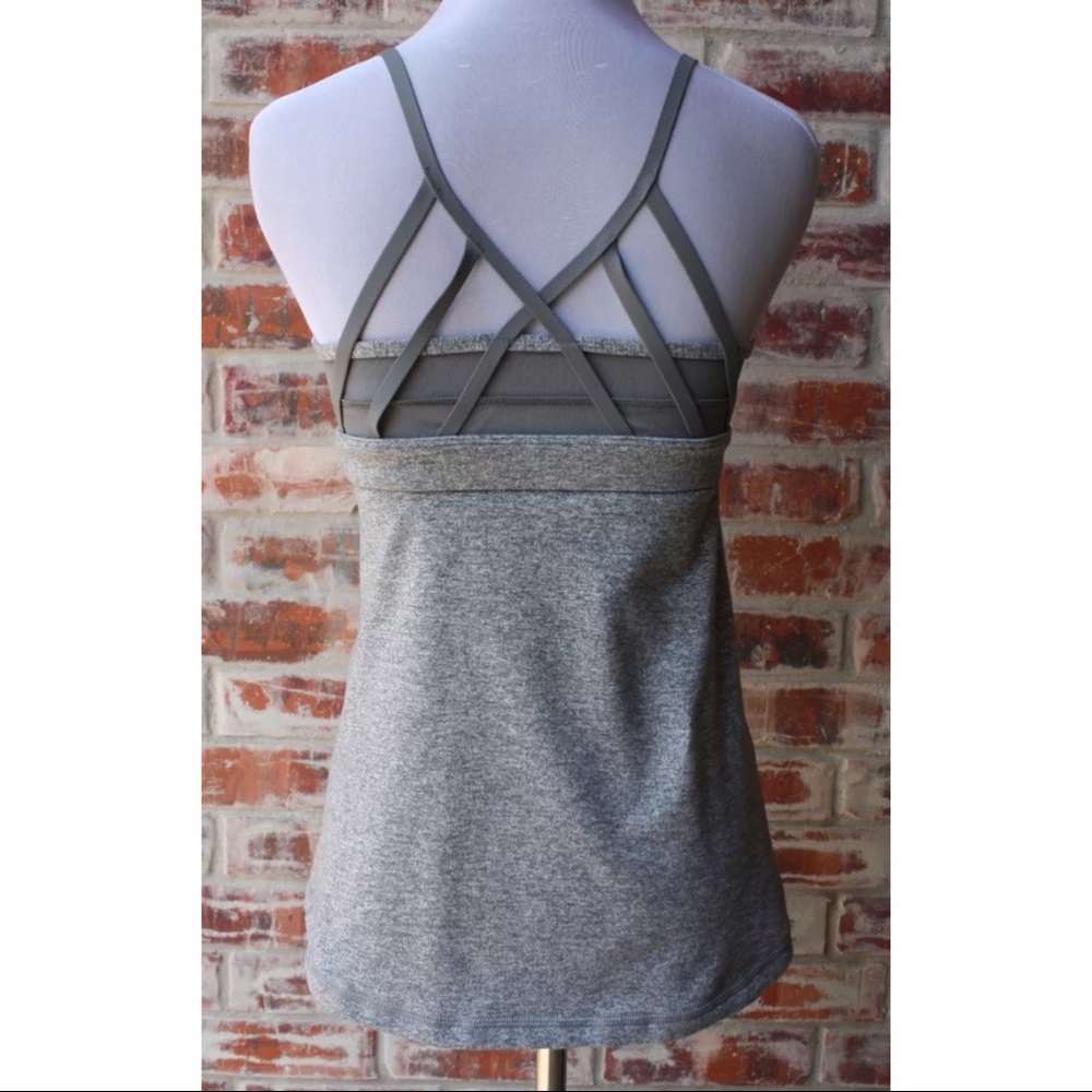 Lululemon Just Breathe Tank Top Grey Yoga Gray 6 - Picture 5 of 7