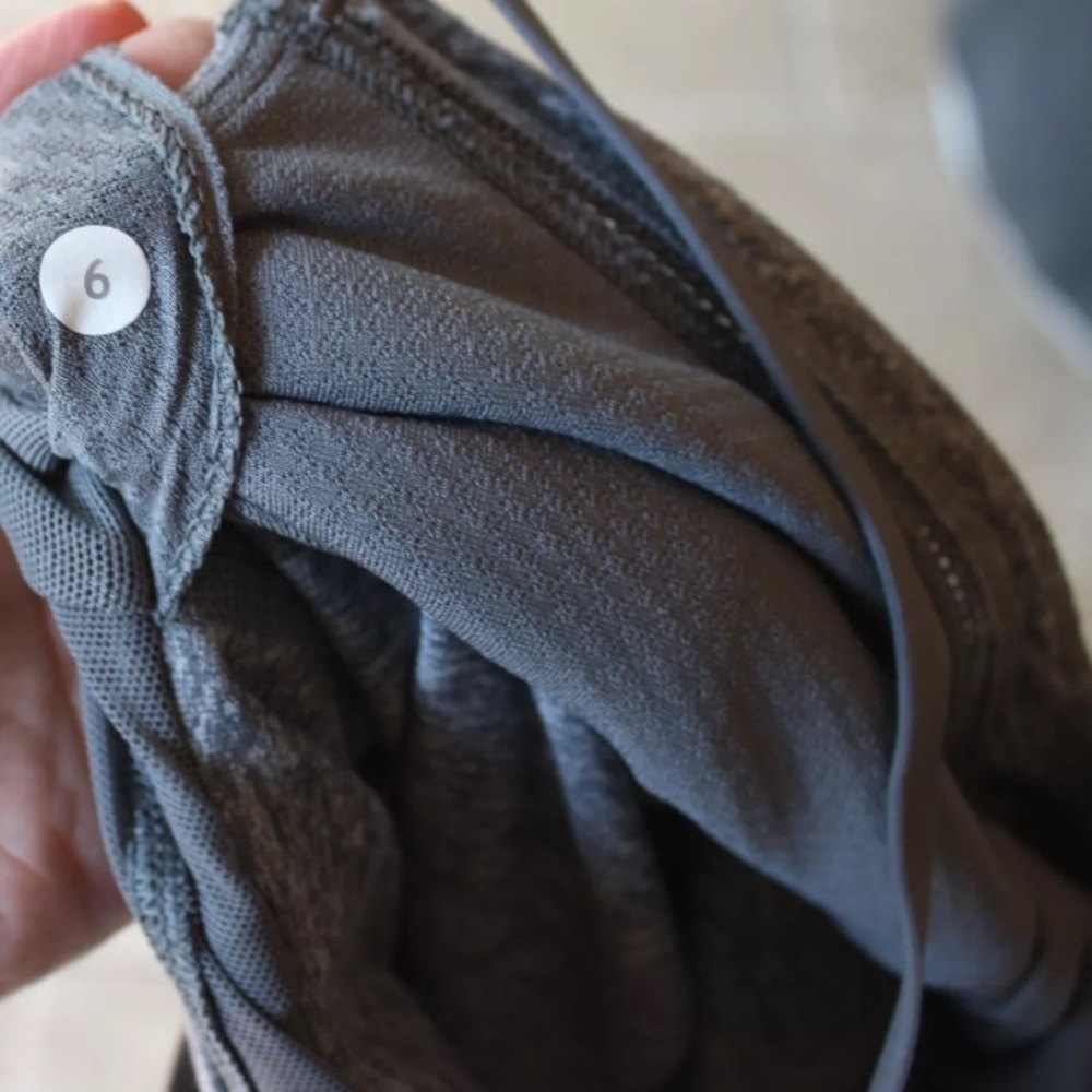 Lululemon Just Breathe Tank Top Grey Yoga Gray 6 - Picture 7 of 7