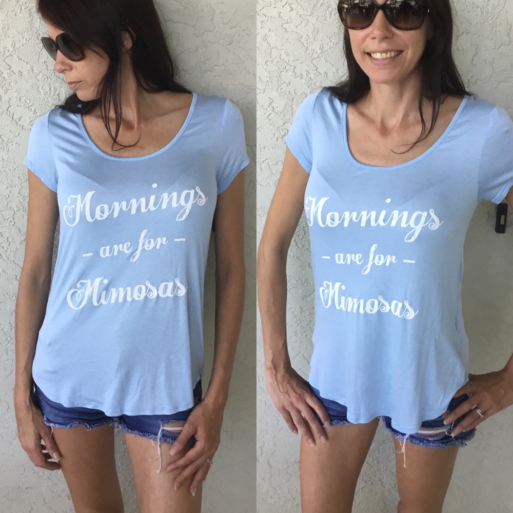 Mornings are for Mimosas Tee - Picture 2 of 2