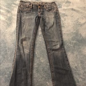 Express destroyed denim size 2
