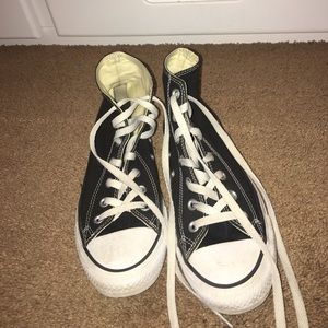 black high top converse