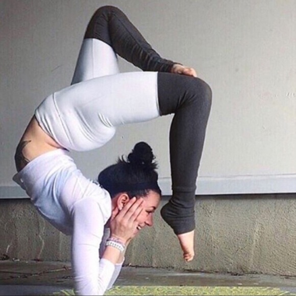 two tone yoga pants