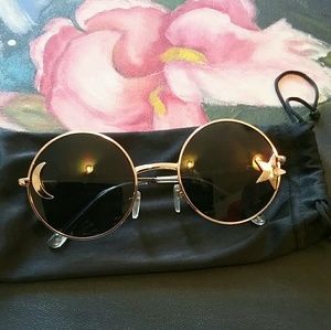 Retro Style Sunglasses Star and Moon