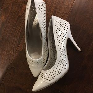 White pumps