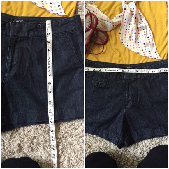 Ann Taylor LOFT jean shorts - Picture 3 of 4