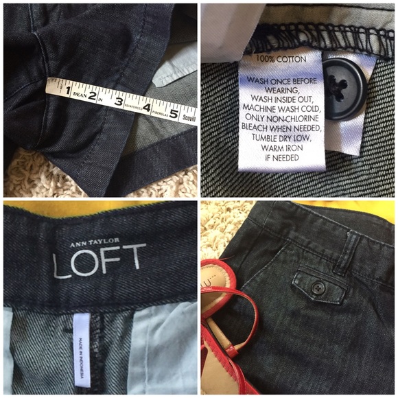 Ann Taylor LOFT jean shorts - Picture 4 of 4