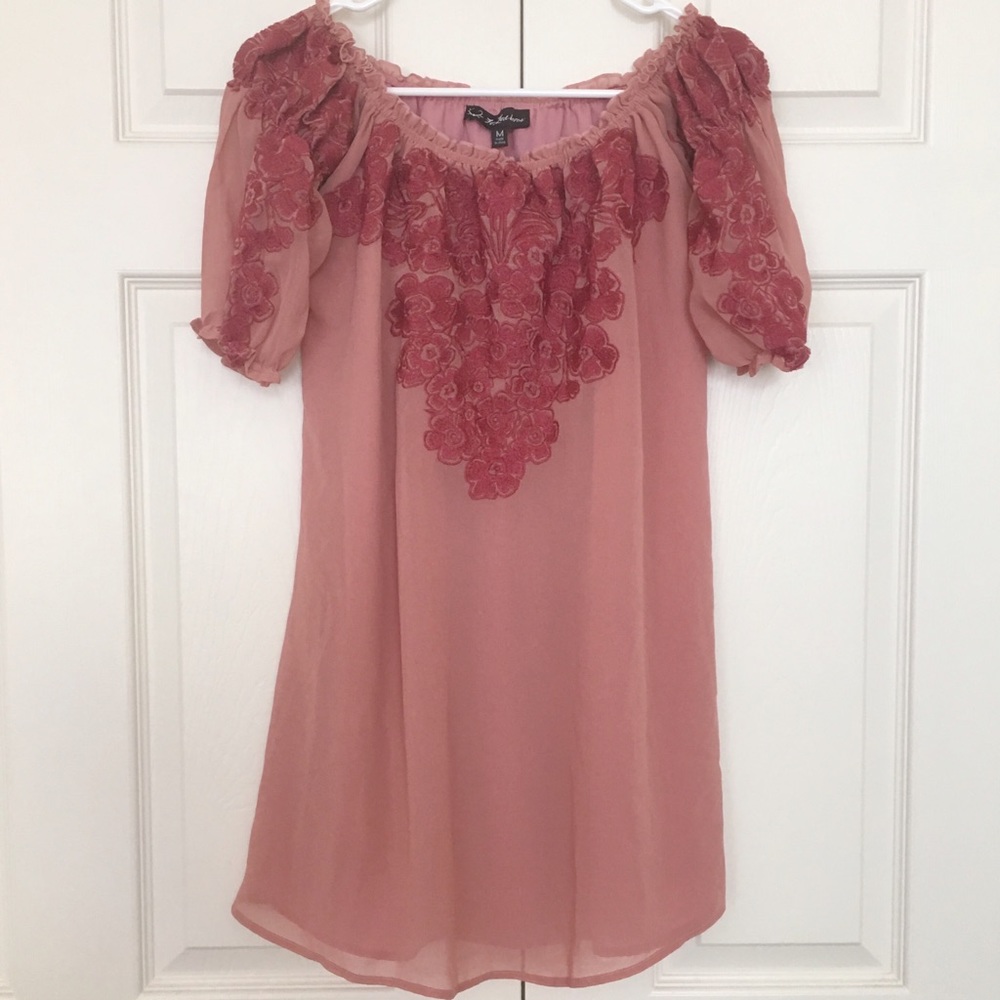 For Love and Lemons Sicily Dress in Sangria - Picture 3 of 4