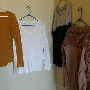 BUNDLE Of 5 Long Sleeves