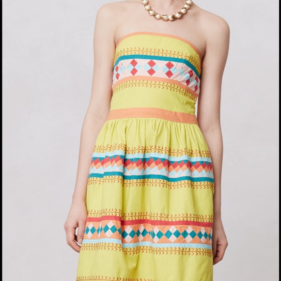 Anthropologie Dresses & Skirts - Anthropologie Ribboned Quilotoa Dress