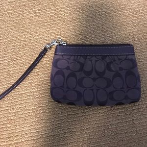 Coach coin purse with small slit inside