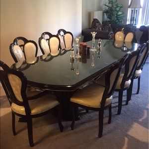 8 Chairs Dinning Table Set