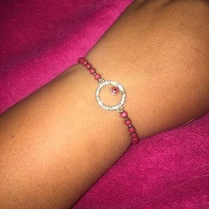 Eye in ring elastic bracelet