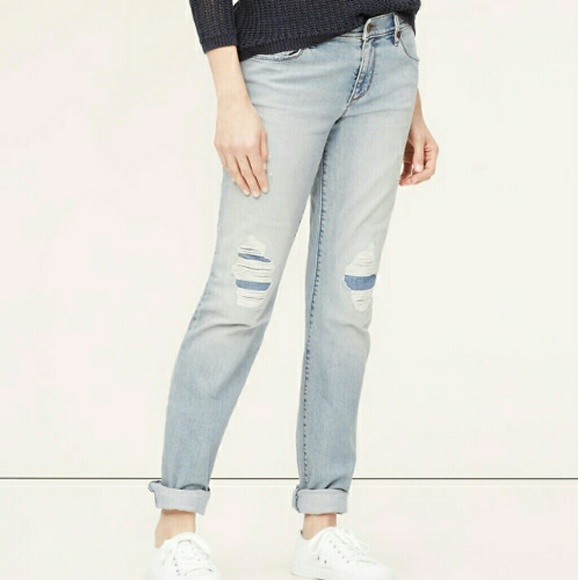 LOFT Denim - 💠LOFT Distressed Relaxed Straight Jean